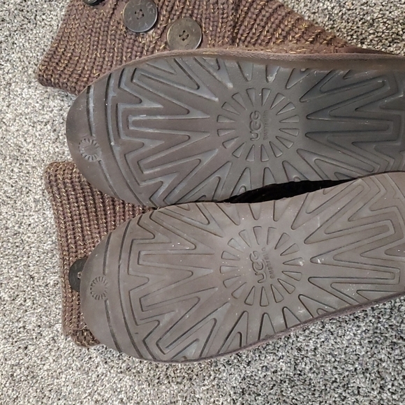 Ugg Classic Cardi 1876 Sweater Knit boots shoes 3 button sz 6 - Picture 10 of 15